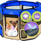 Puppy Playpen Extra Small 29"X29"X17" Portable Pop up Playpen for Dog and Cat, Foldable | Indoor/Outdoor Kitten Pen & Travel Pet Carrier + Carrying Case.