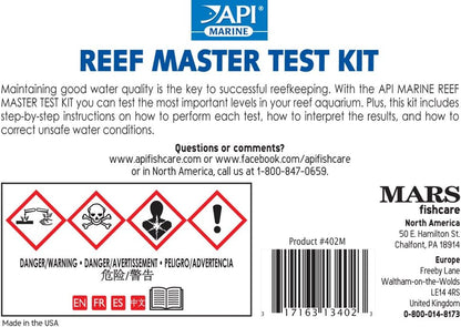 REEF MASTER TEST KIT Reef Aquarium Water Test Kit 1-Count