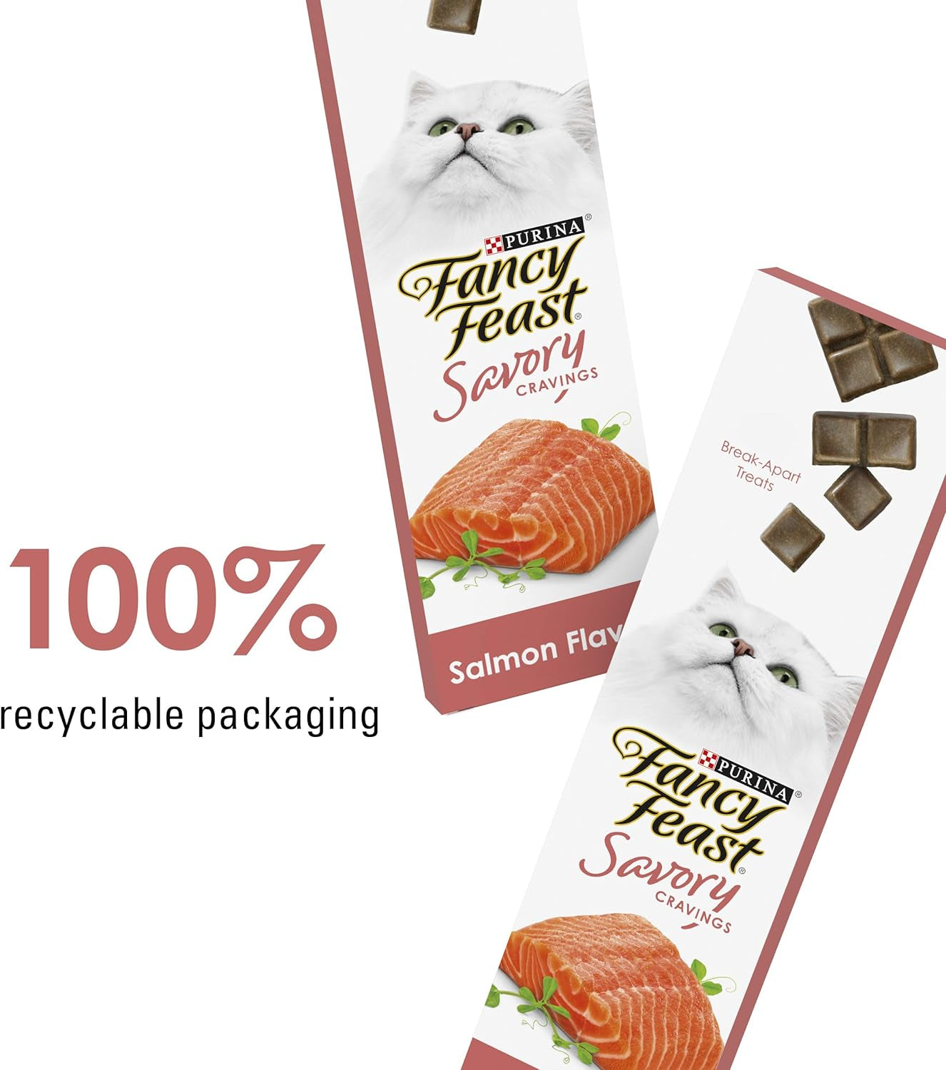 Purina  Limited Ingredient Cat Treats, Savory Cravings Salmon Flavor - 9 Oz. Box