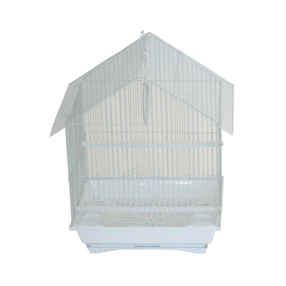 YML House Top Style Parakeet Cage with Swing and Accessories