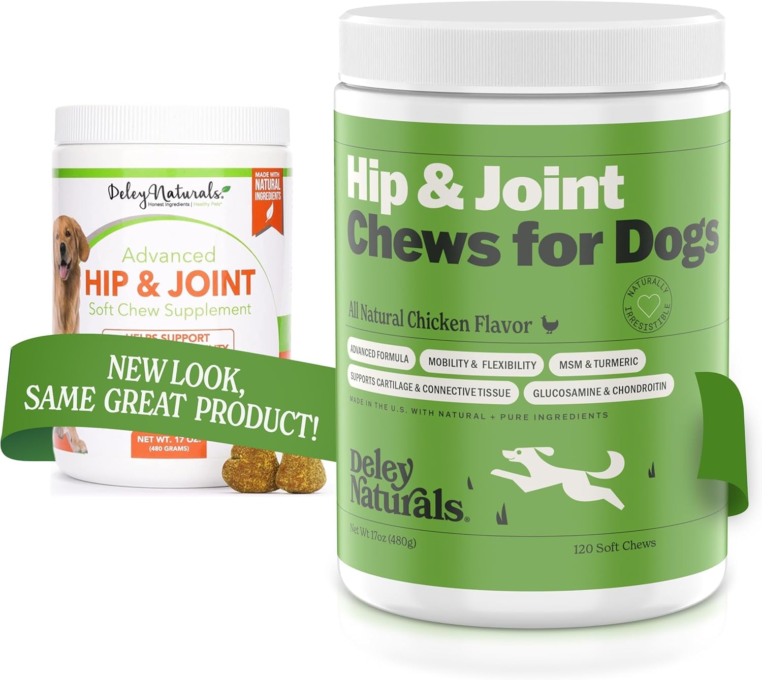 Dog Hip and Joint Supplement - MSM with Glucosamine Chondroitin for Dogs - Hip and Joint Chews for Dogs Advanced Arthritis Relief - 120 Chews for Dog Joint Pain Relief - Made in USA