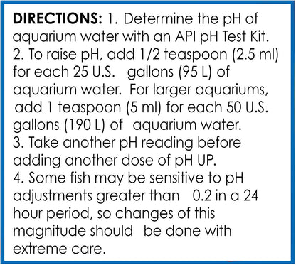 Ph up Freshwater Aquarium Water Ph Raising Solution 16-Ounce Bottle