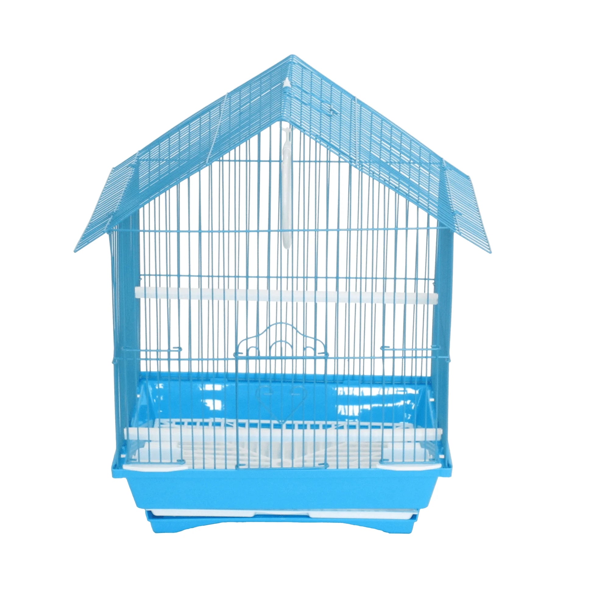 YML House Top Style Parakeet Cage with Swing and Accessories