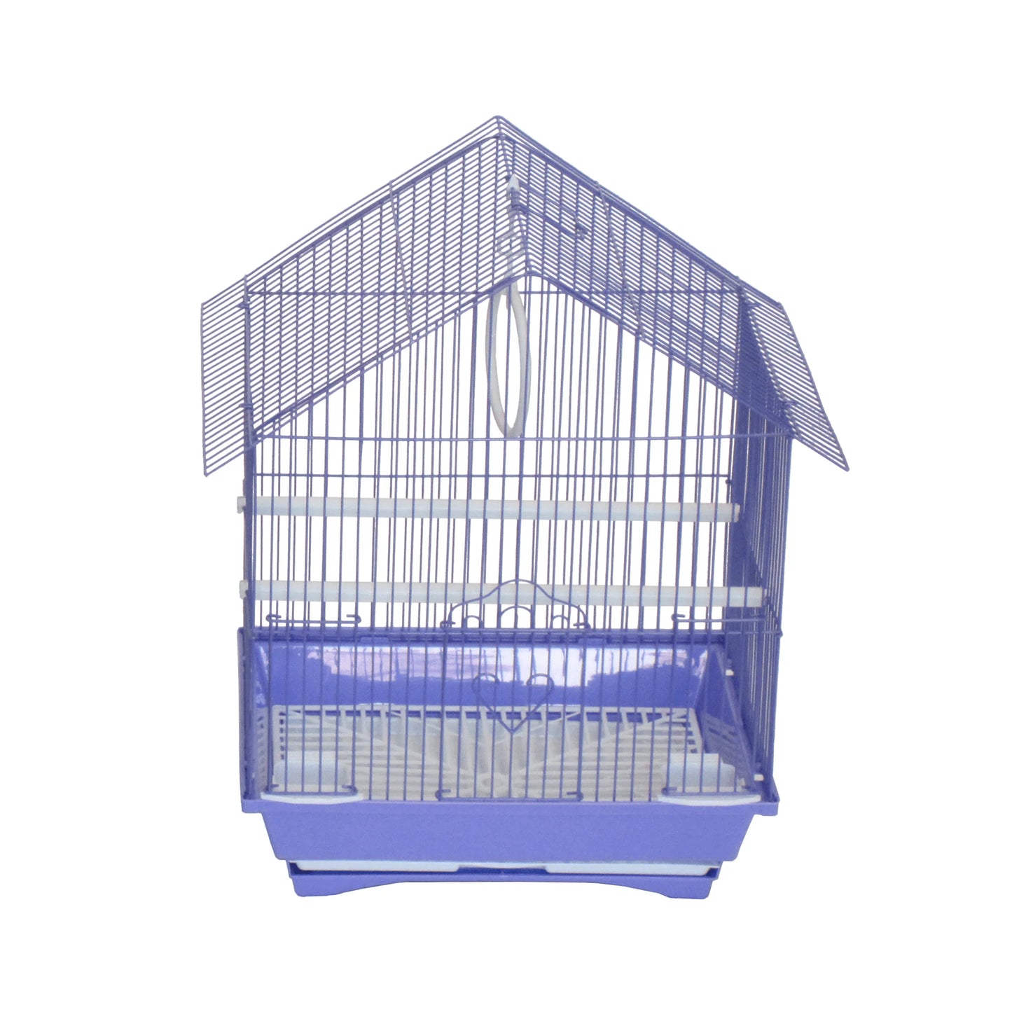 YML House Top Style Parakeet Cage with Swing and Accessories